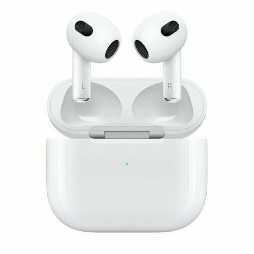 Беспроводные наушники Apple AirPods 3 (MPNY3) with Lightning Charging Case cute korean silicone cover for apple airpods pro case bluetooth wireless earphone case for airpods 3 case charging box with hook