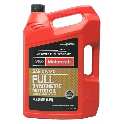 Моторное масло FORD MOTORCRAFT Full Synthetic 0W20 (4,73л)