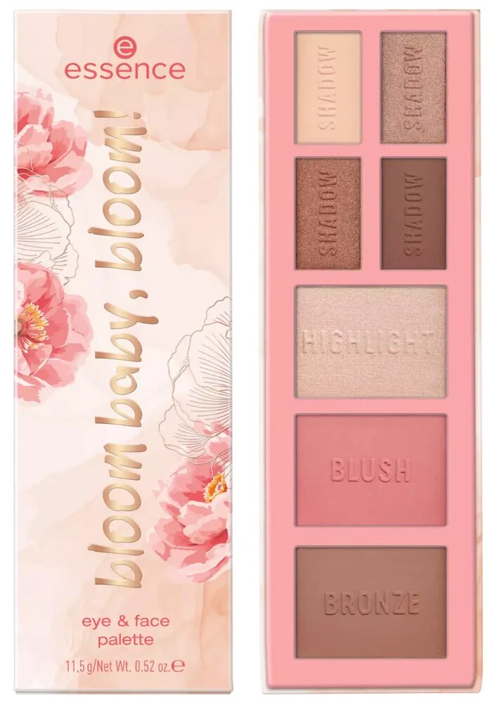 Палетка для глаз и лица 'ESSENCE' Bloom baby, bloom! 11,5г