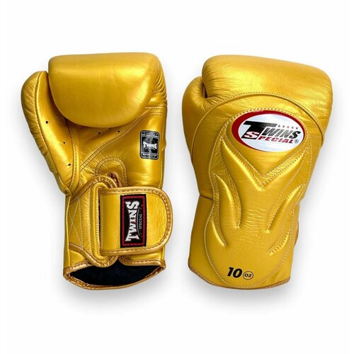Боксерские перчатки из Таиланда Twins Special BGVL6 gold 12oz