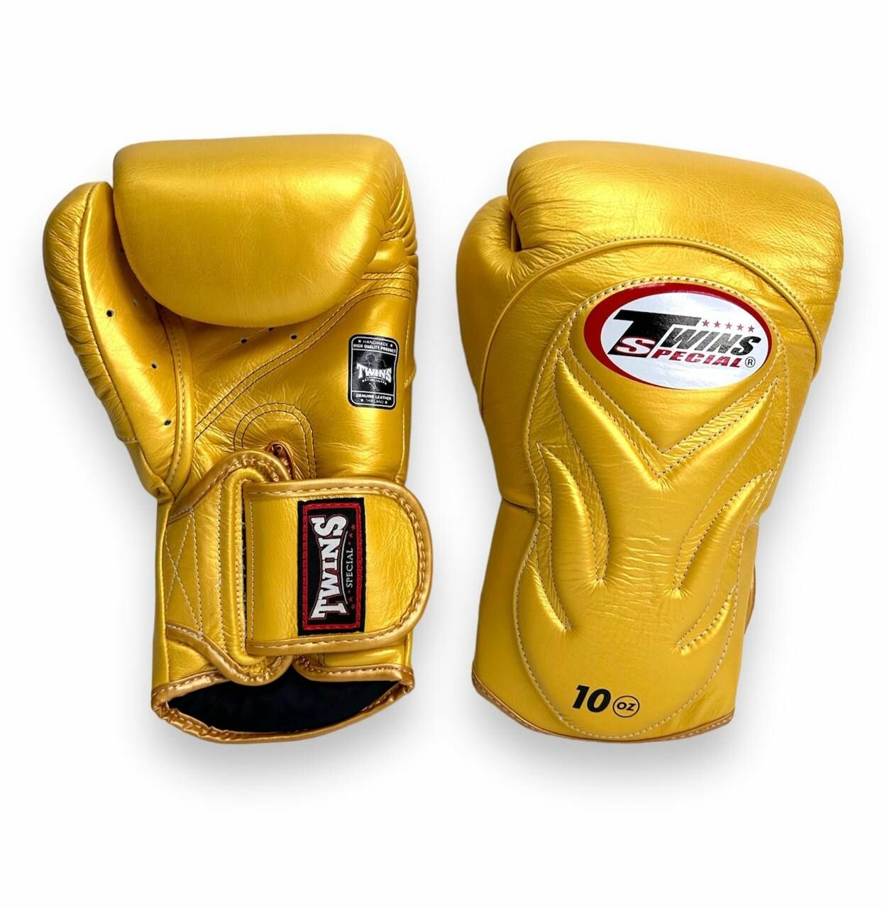 Боксерские перчатки из Таиланда Twins Special BGVL6 gold 14oz