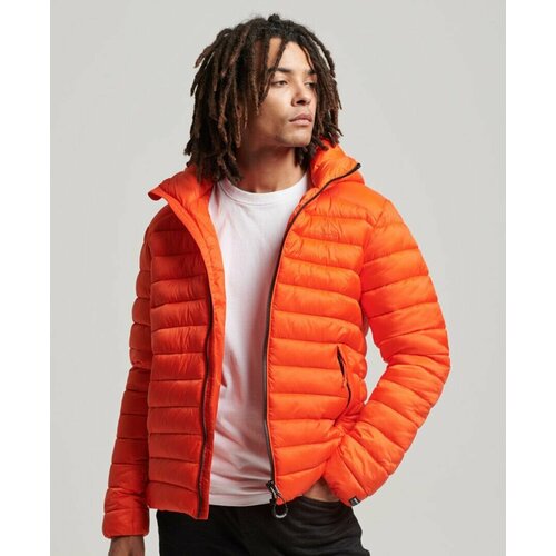 Куртка Superdry HOODED FUJI SPORT PADDED JKT, размер S, оранжевый