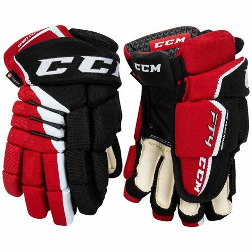 перчатки хоккейные ccm краги jetspeed ft4 jr Перчатки CCM JETSPEED FT4 JR, 12, BKRD