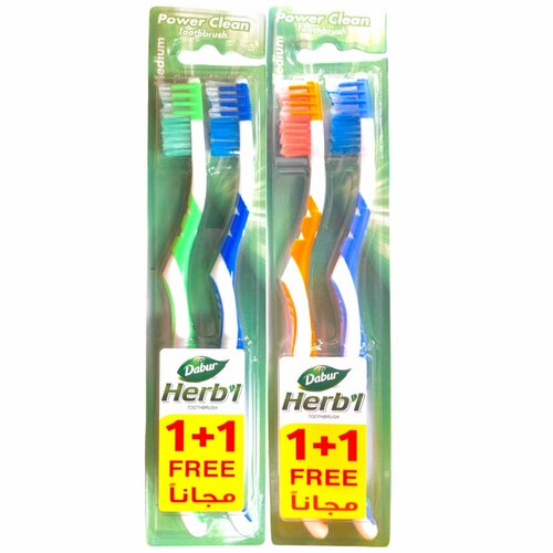 Dabur Зубные щетки блистер 11 бесплатно набор 2шт 379₽