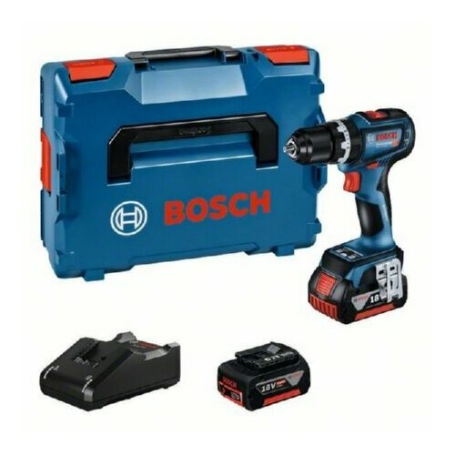 Аккумуляторная ударная дрель GSB 18V-90 CK6106 06019K6106 Bosch Power Tools 4059952617350 160704₽