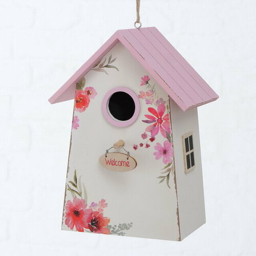 Boltze Садовое украшение Скворечник Рочестер 21*15 см белый 2019296
