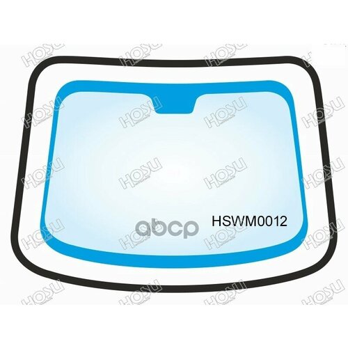 Молдинг Лобового Стекла Уплотнительная Резинка Газ Газель Next 12- Ural Next 15- HOSU арт HSWM0012 9370₽