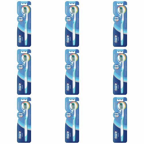 Oral-B Зубная щетка Complex Глубокая Чистка средней жесткости 40, 9 шт