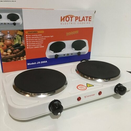 Электроплита двухконфорочная 2000Вт NOT PLATE. G-2000W