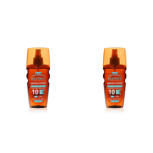 Defance Масло для интенсивного загара Африканская аргана SPF 10 160 мл 2 шт 1155₽