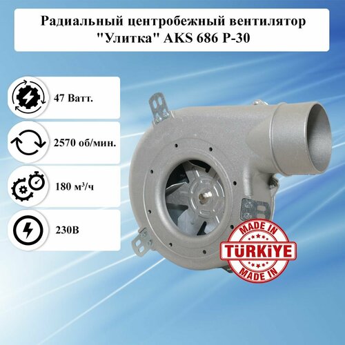 Радиальный центробежный вентилятор 