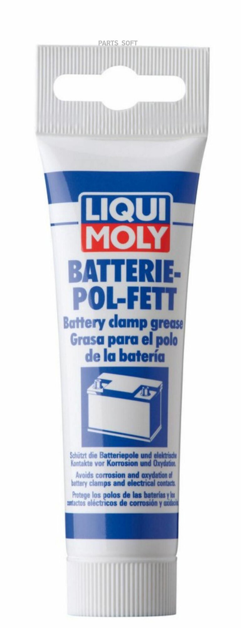 LIQUI MOLY 3140 Смазка для электроконтактов Batterie-Pol-Fett 50мл