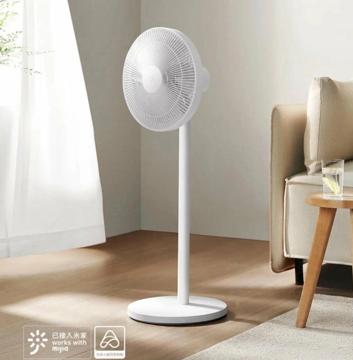 Умный напольный вентилятор Xiaomi Mijia DC Inverter Fan 1X (BPLDS07DM) White CN