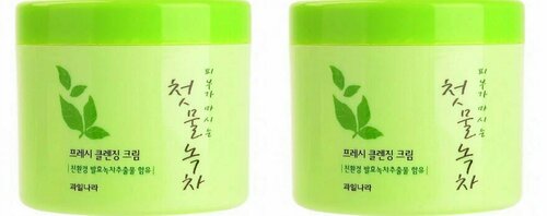 WELCOS Крем Green Tea Control Massage Cream, 300 мл, 2 шт