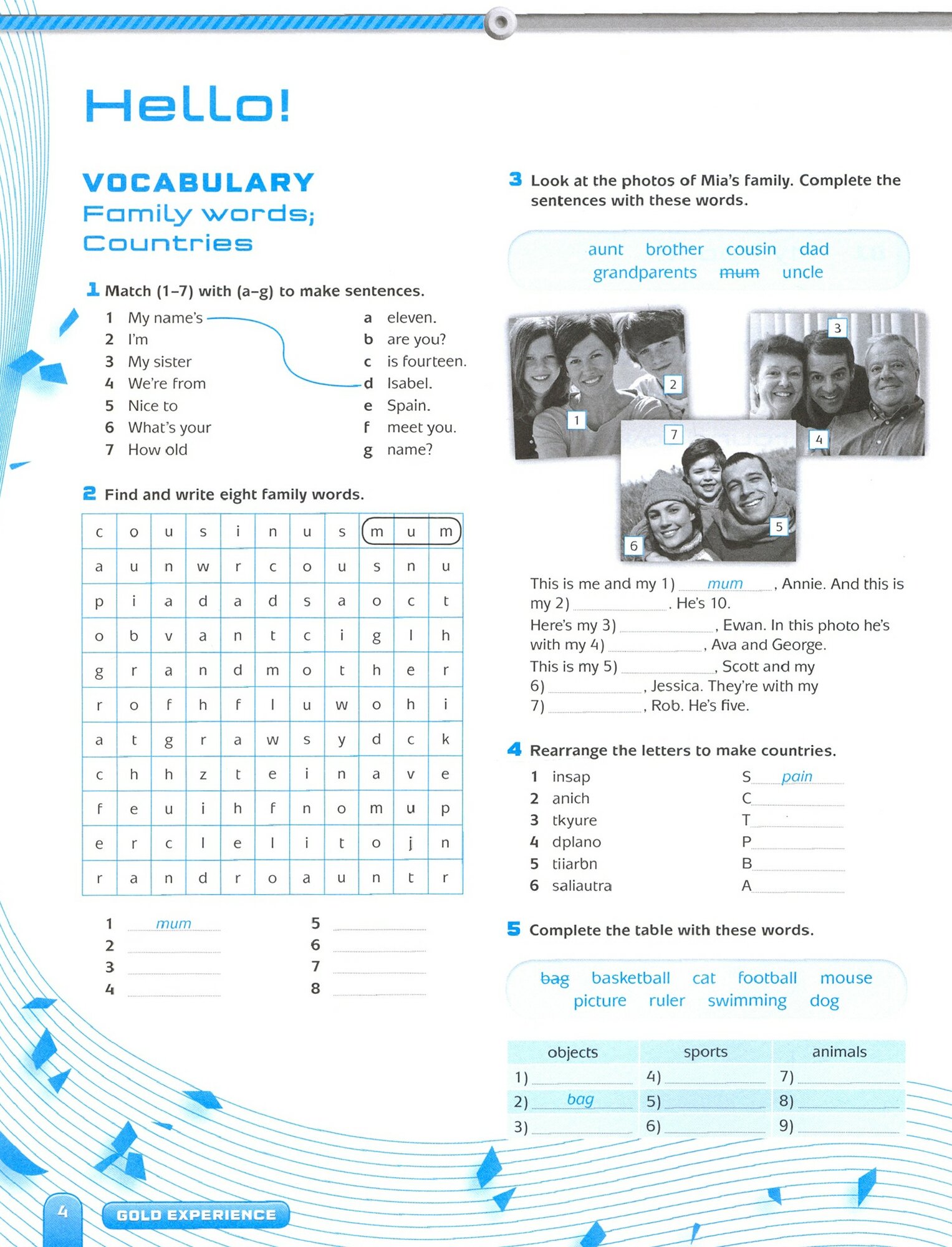 Frino Lucy "Gold Experience A1. Workbook" мелованная - фото №3