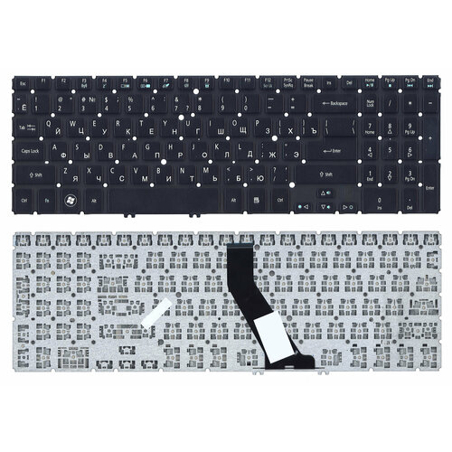 Клавиатура для ноутбука Acer Aspire V5, V5-5 M5-581T черная с подсветкой клавиатура для ноутбука acer aspire v5 531 v5 551 v5 552 v5 571 v5 572 v7 581 v7 582 m3 581