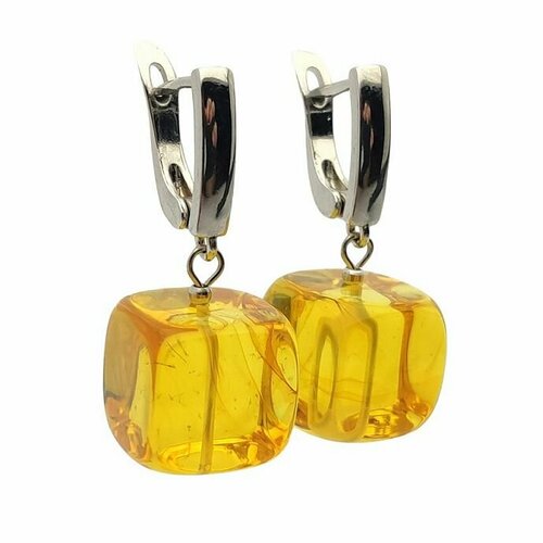 Серьги Янтарная Радуга