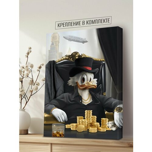Картина на стену 50х70 см Скрудж макдак