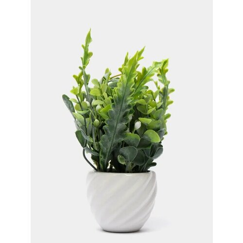 Цветы декора Белая ягодка в вазе 24см75см 1599₽