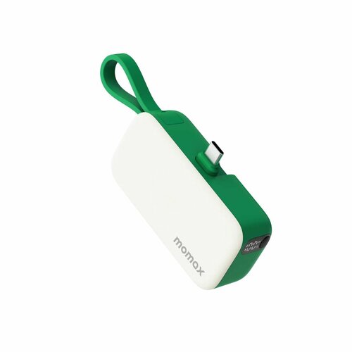 Дополнительный аккумулятор брелок Momax 1- Power Mini 5000 Green салатовый