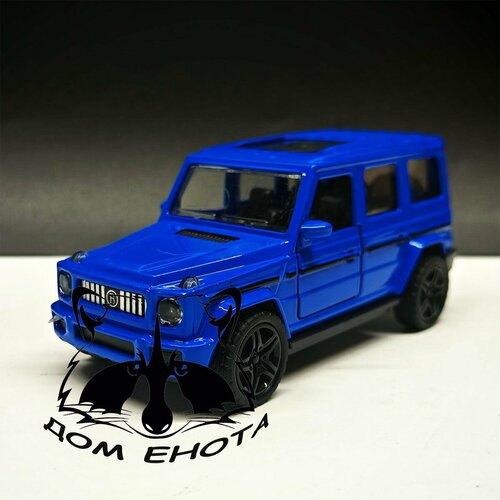 Машинка Mercedes G-class металлическая модель 1:43 Мерседес Гелик синий 12см. Игрушечная машина