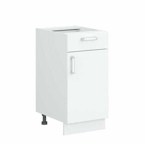 Кухонный модуль 13 без столешницы шкаф нижний напольный с ящиком ЛДСП 40х52х82см белый 5190₽