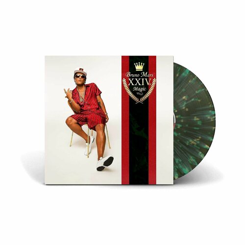 BRUNO MARS - XXIVK MAGIC (LP translucent forest green) виниловая пластинка