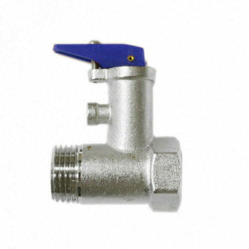 Клапан предохранительный 1/2 8 бар.(0.8 МПа) (с синей ручкой) предохранительный клапан ferroli 39818270