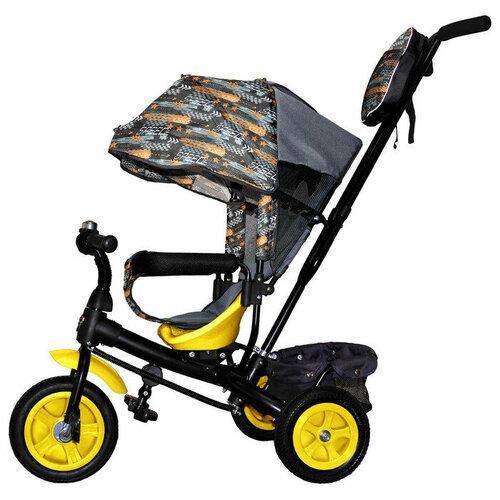 Велосипед трёхколёсный Vivat 1 принт скорость оранжевый 11534₽