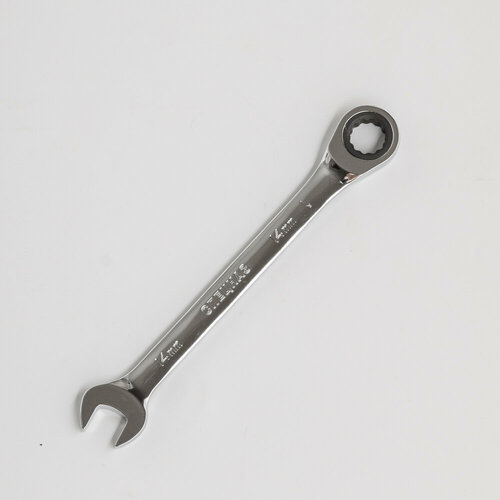 Ключ рожково-накидной трещоточный, Колир, Cr-V, 14 мм ключ рожково накидной трещоточный 14 сервис ключ