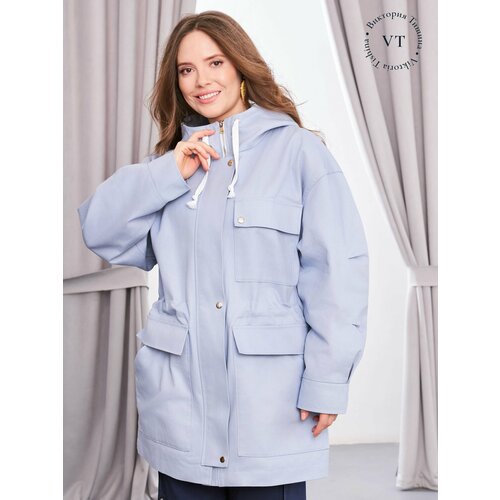 Куртка Модный Дом Виктории Тишиной, размер S, голубой