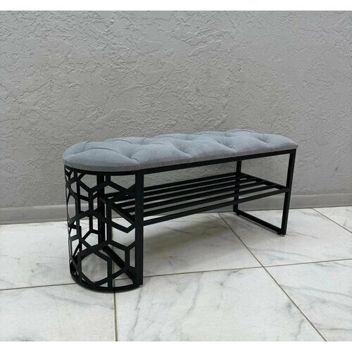 Банкетка в прихожую для обуви STEEL MEBEL, 100х35х45см