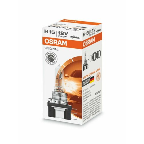 фото Лампа автомобильная h15 12v- 64/19w ( pgj23t-1) osram