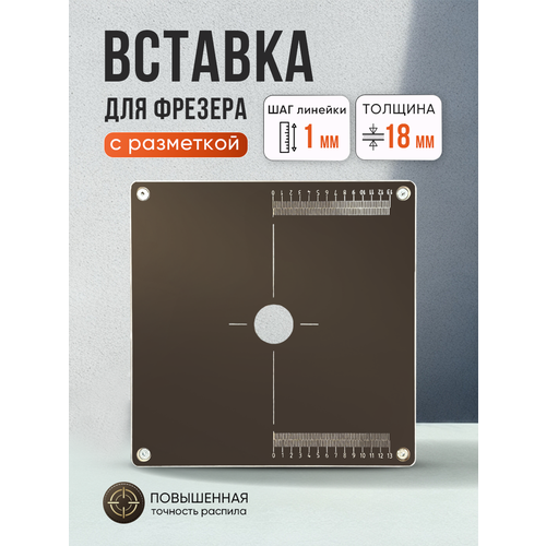 Вставка с разметкой для фрезера Стройарт