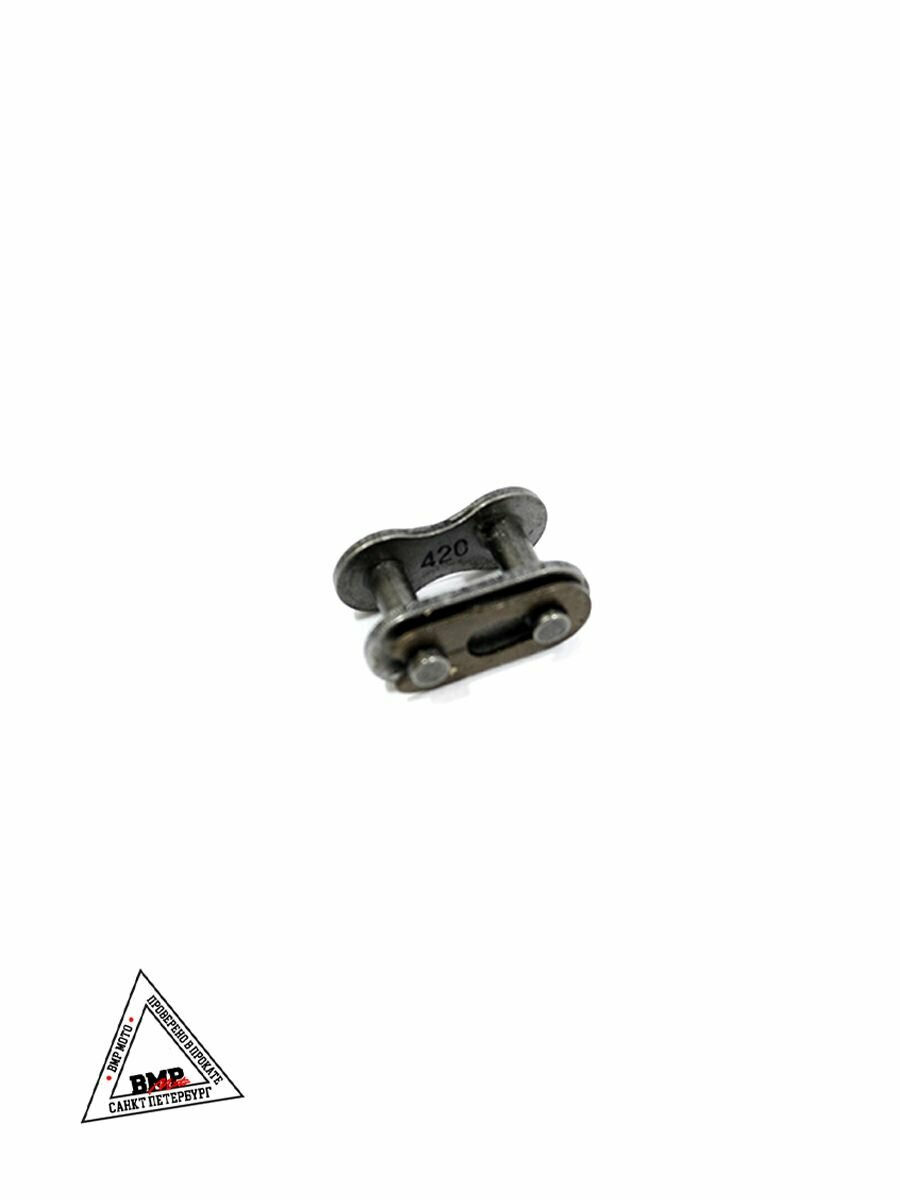 Замок цепи 420 для питбайка, мопеда, Альфа/Дельта — фото 1