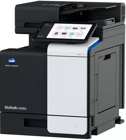 Konica Minolta bizhub C4050i (МФУ, A4, 40 ppm) запуск инженером платно