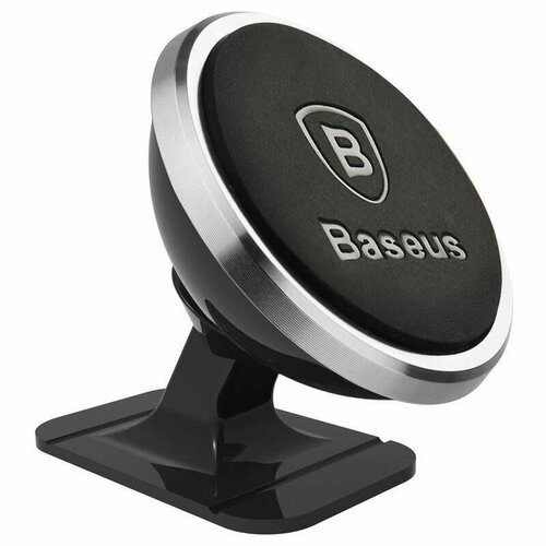 Автомобильный держатель BASEUS 360 Adjustable Magnetic магнитный серебряный на клею 1758₽