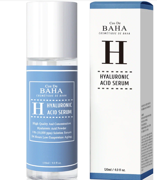 COS DE BAHA Сыворотка от морщин для лица с гиалуроновой кислотой - Hyaluronic acid serum, 120 мл