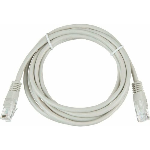 Патч-корд BigTech OPCC003 UTP CCA кат5e2млитой многожильный серый 990₽