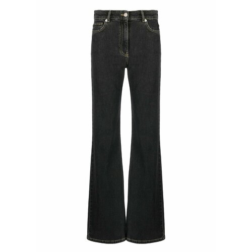 фото Джинсы клеш moschino jeans, размер 28, черный