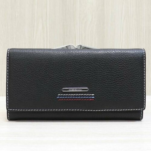 Кошелек , фактура зернистая, черный