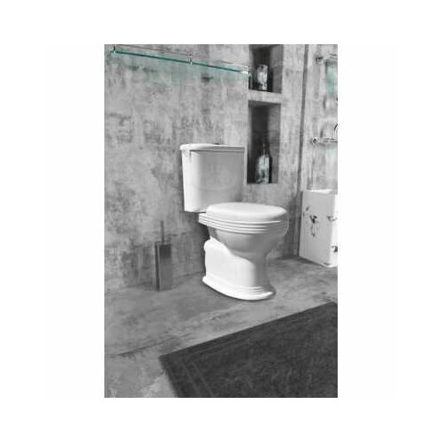 Напольный унитаз компакт Bolu T-5021 безободковый с сиденьем с микролифтом