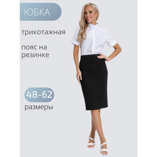 фото Юбка бутикерия, размер 54, черный