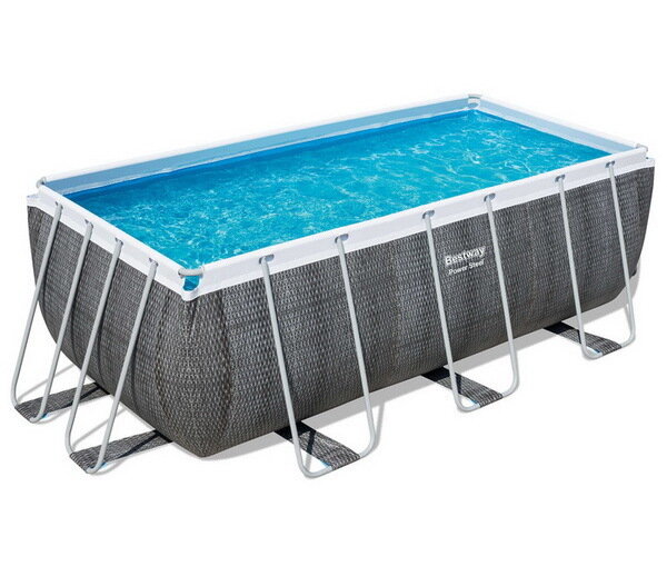 Bestway 56722 BW Каркасный бассейн Power Steel 412х201х122см 8124л фил.-насос 2006л/ч лестница попл.-дозатор