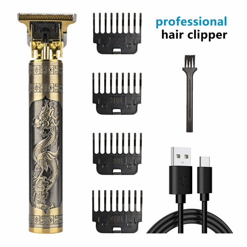 Электрическая машинка для стрижки волос T9 с функцией прямой зарядки через USB-C порт и дизайном в виде дракона 64000₽