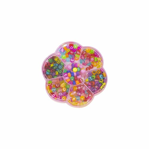 Набор для создания украшений и браслетов Alingar 100х100х20мм Цветок 2 пластик короб AL10633 482₽