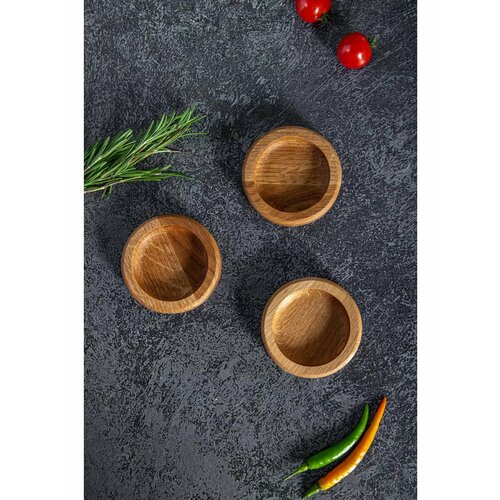 Соусники деревянные набор