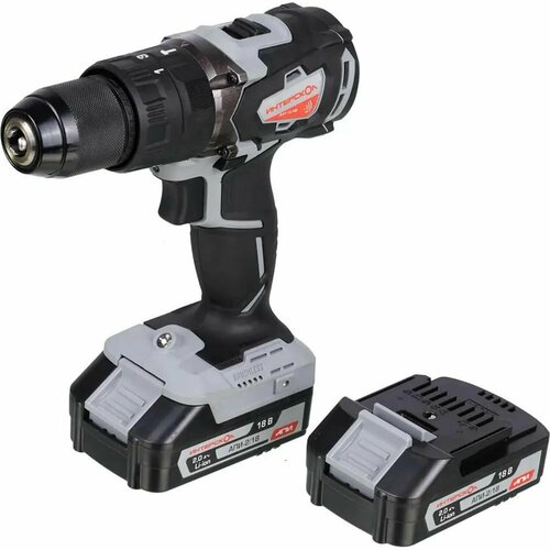Бесщеточная Ударная дрель ИНТЕРСКОЛ ДАУ-1318В 2АКБ2Ач 60Нм кейс 11992₽