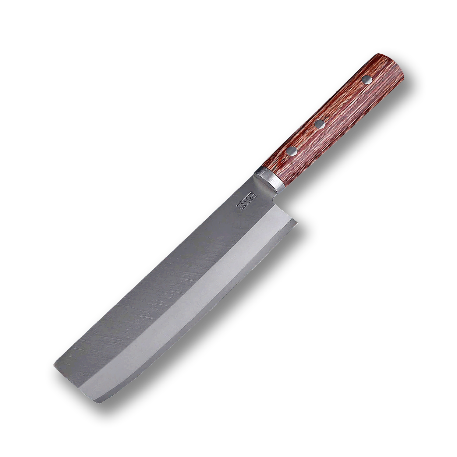 Кухонный нож накири для резки овощей Kanetsune 16.5 см, трехслойная сталь с сердечником из стали Shirogami, KC-149