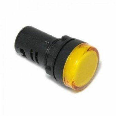 фото Лампа AD16-22DS(LED)матрица d22мм желтый 220В AC (ANDELI)